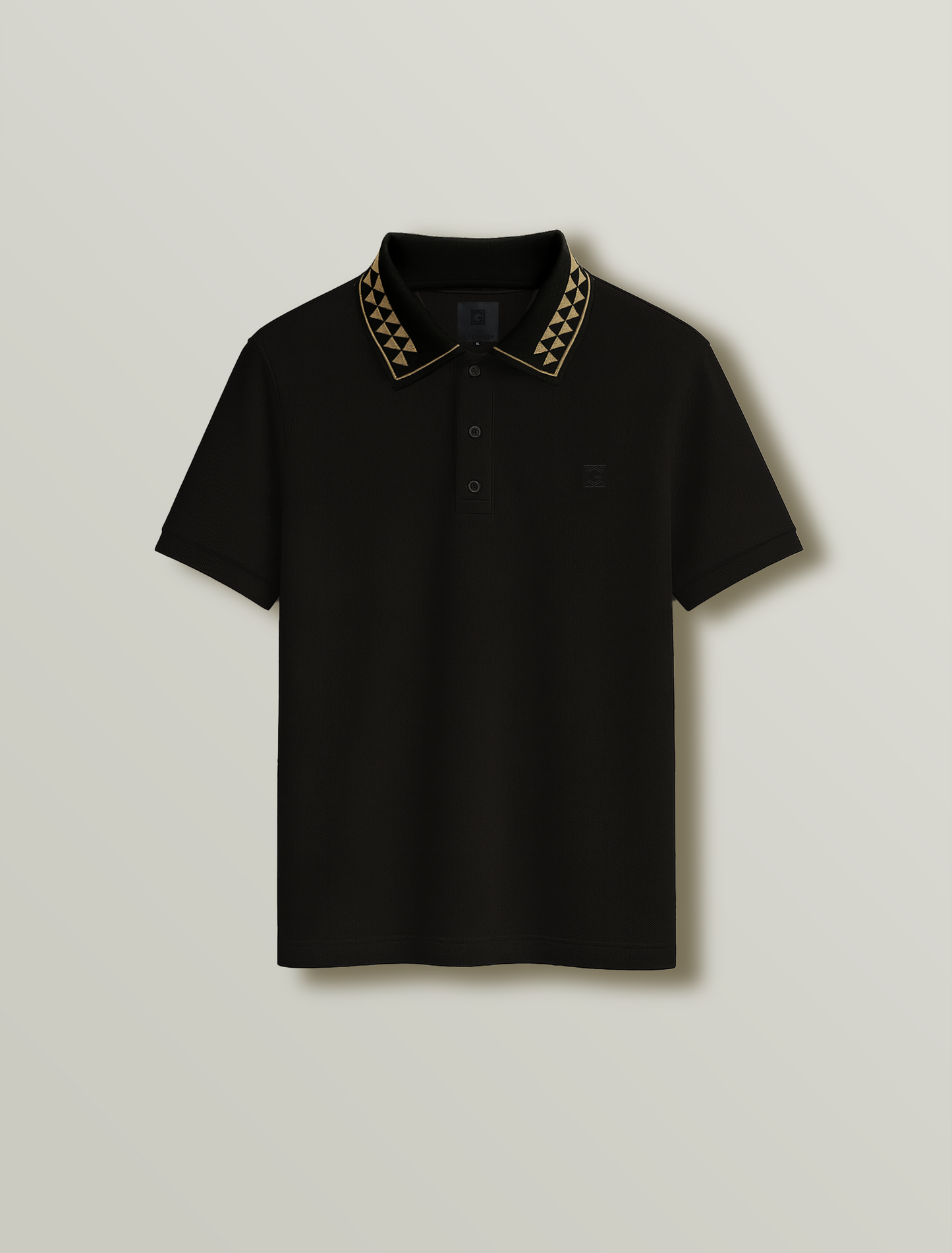 Caesar Polo in Jet black