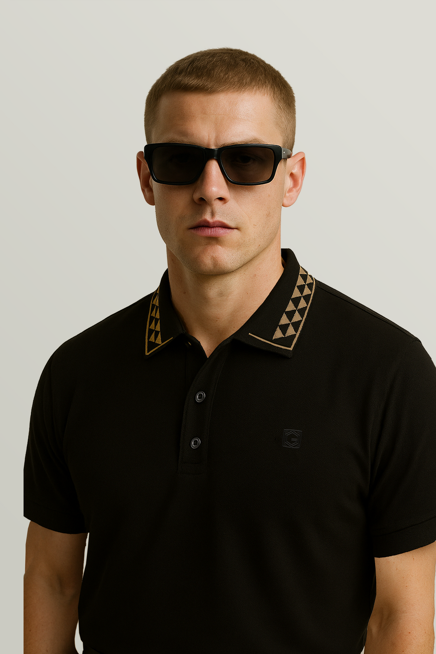 Caeser 302 Black Polo
