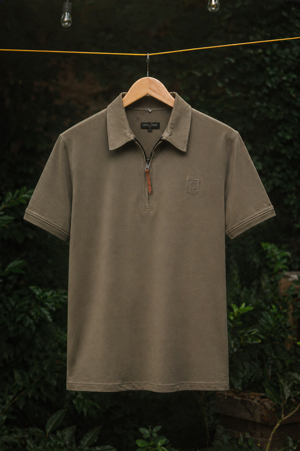 Nexus Polo in Lichen Green