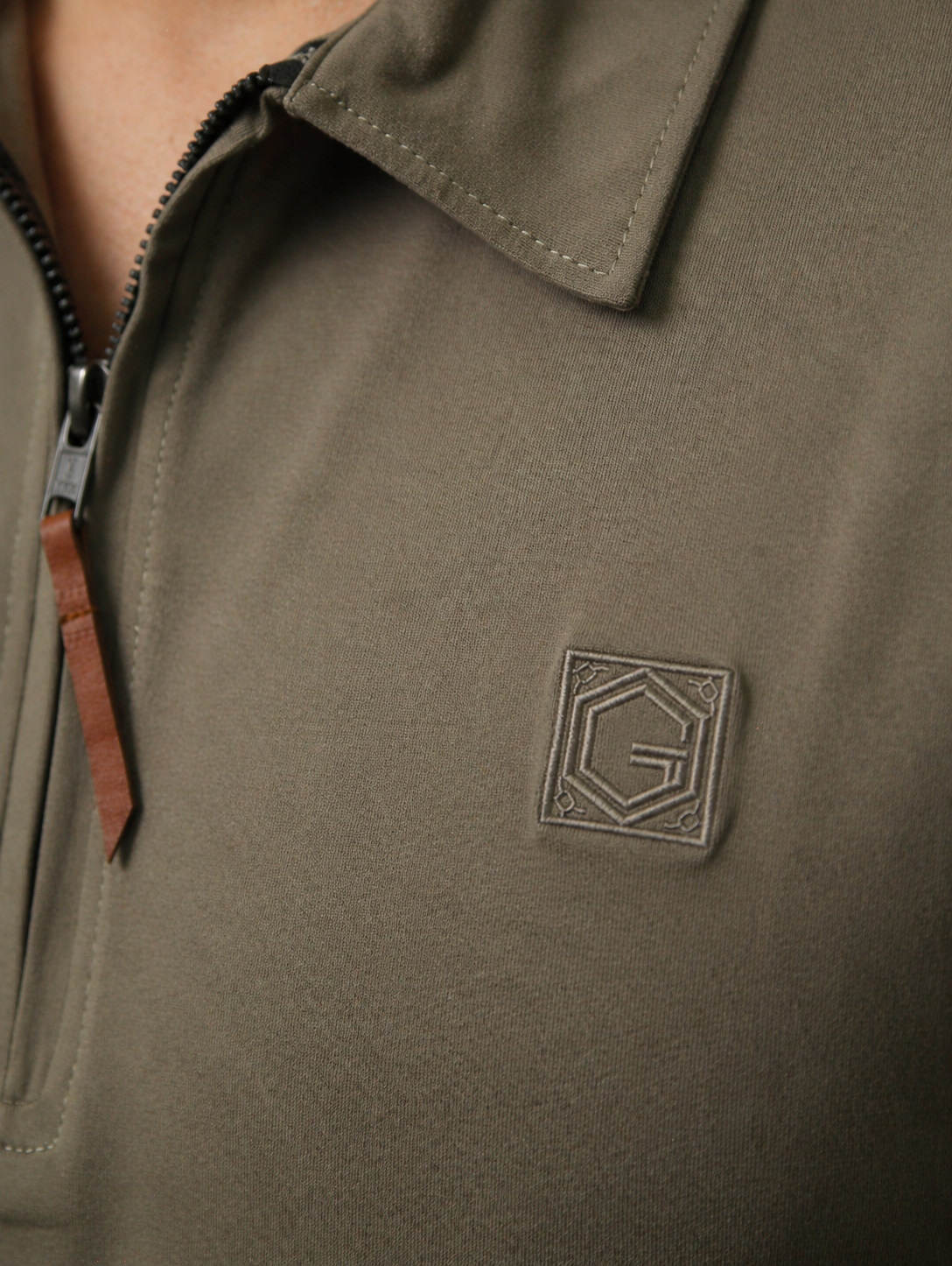 Nexus Polo in Lichen Green
