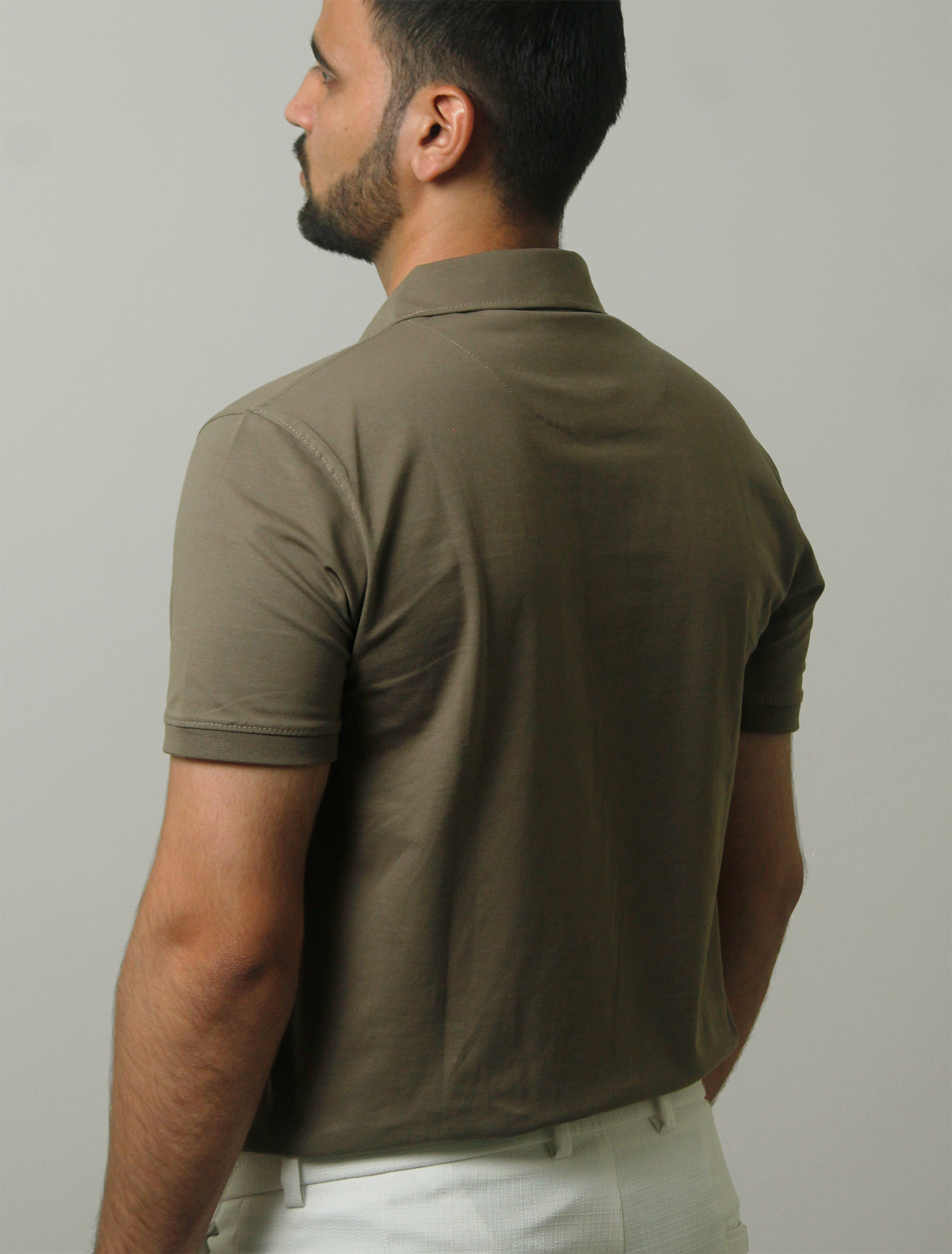 Nexus Polo in Lichen Green