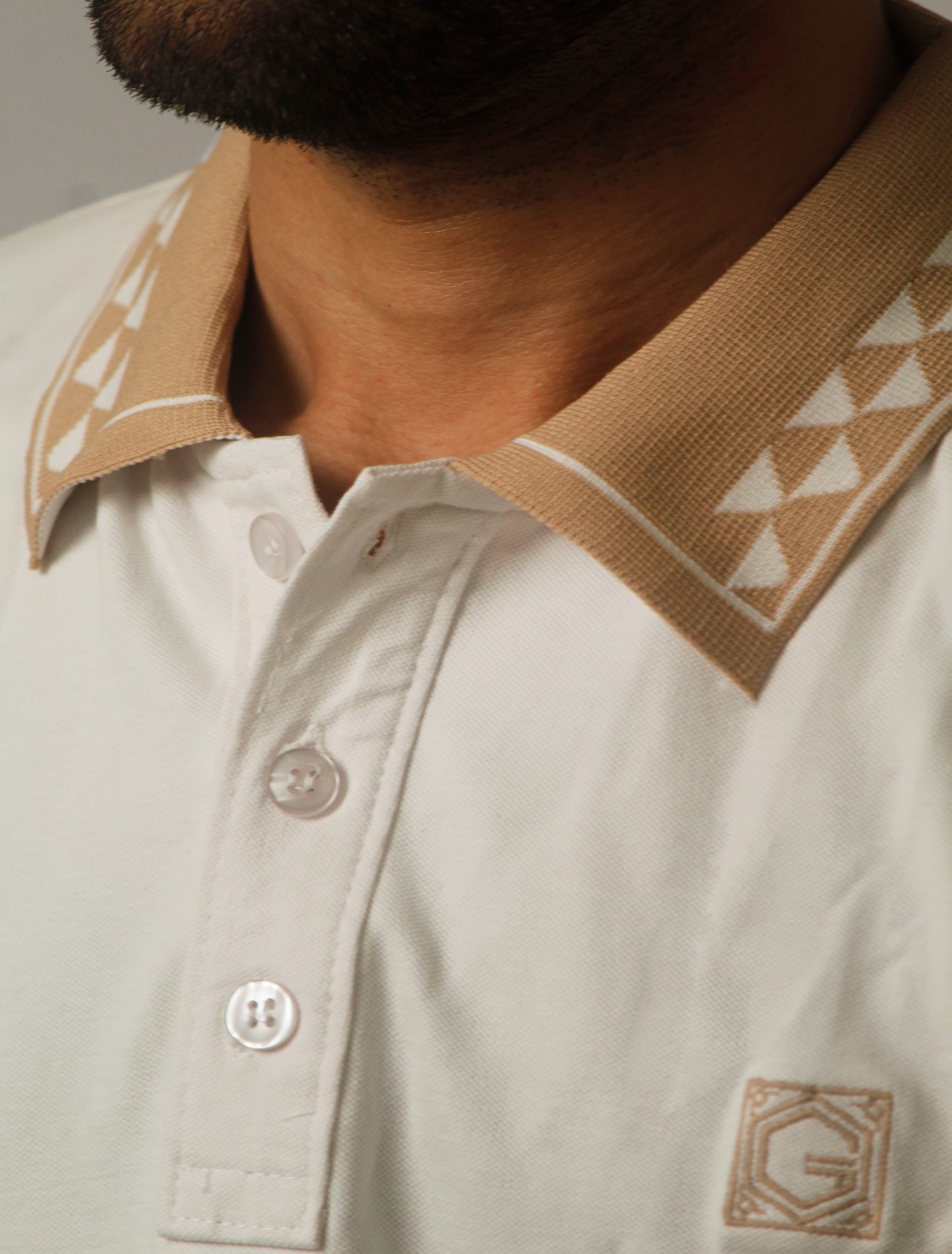 Caesar Polo in Cloud White