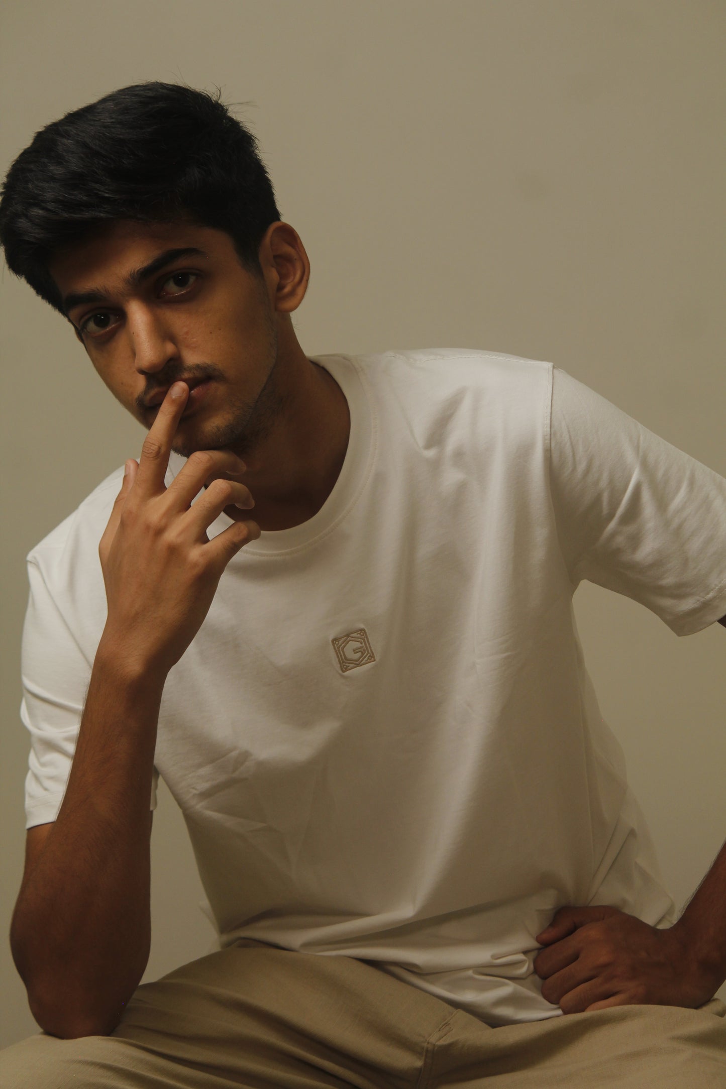 Renzo Crew in Cloud White