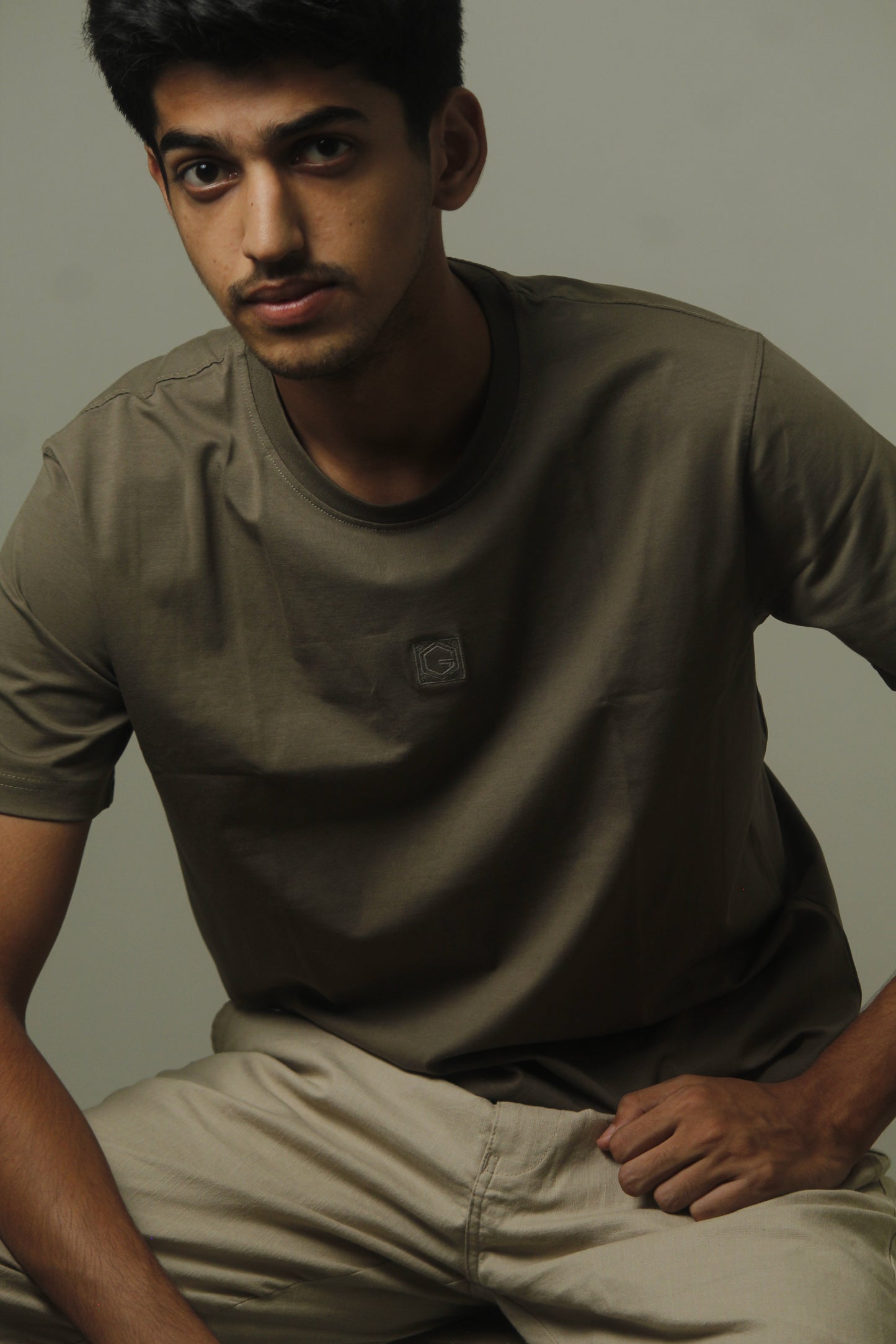 Renzo Crew in Lichen Green