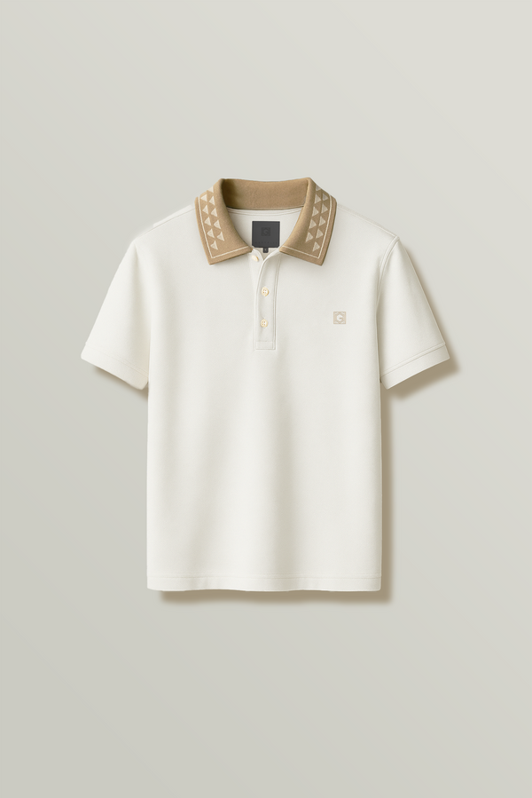 Caeser 101 White Polo